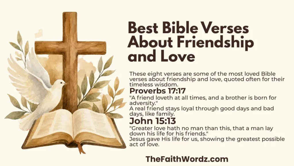 Best Bible Verses About Friendship and Love