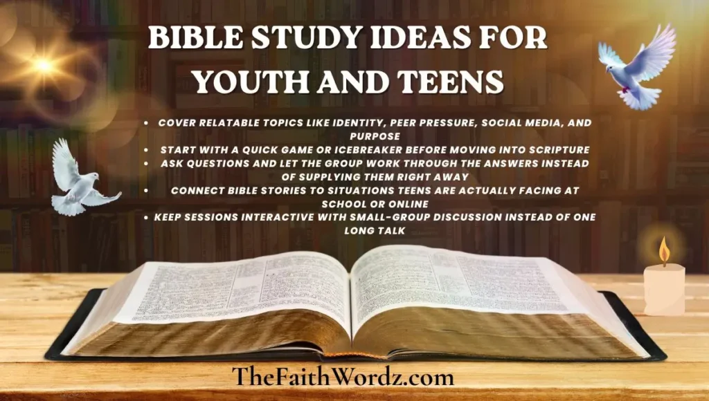 Bible Study Ideas for Youth and Teens