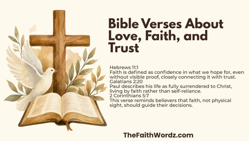 Bible Verses About Love, Faith, and Trust