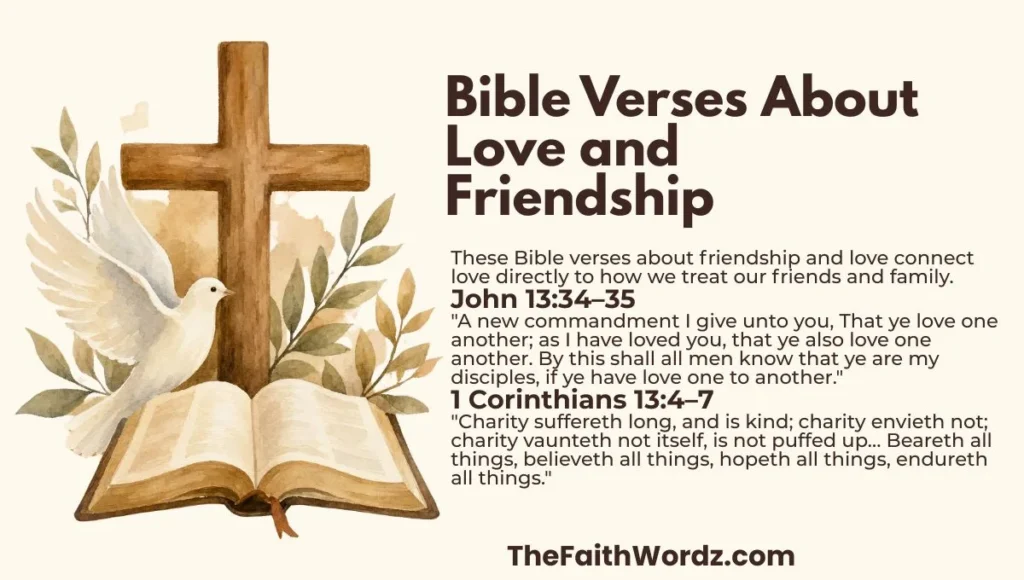Bible Verses About Love and Friendship
