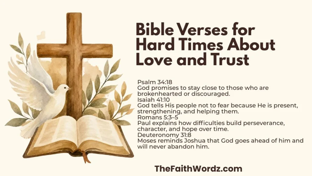 Bible Verses for Hard Times About Love and Trust