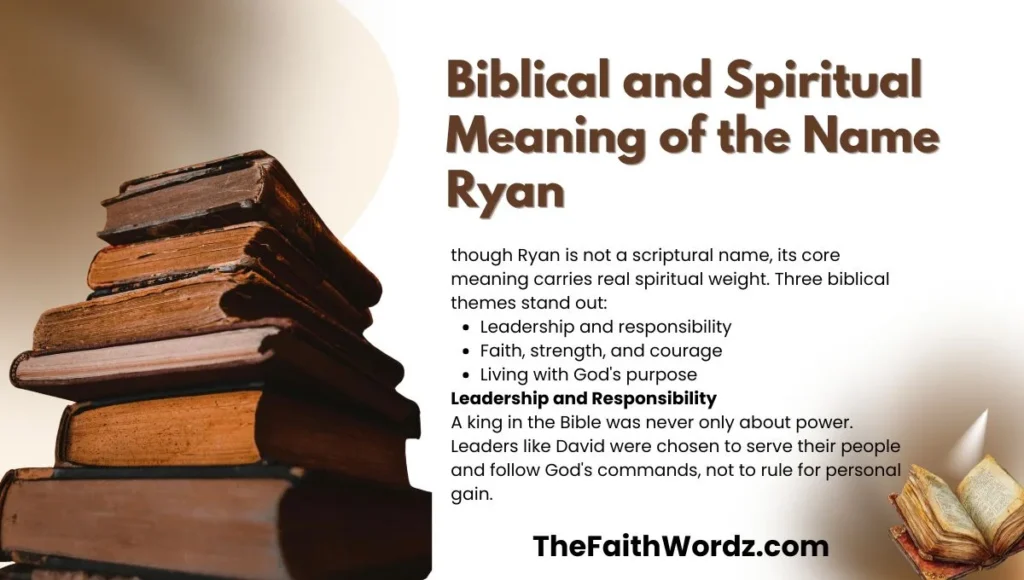 Biblical and Spiritual Meaning of the Name Ryan