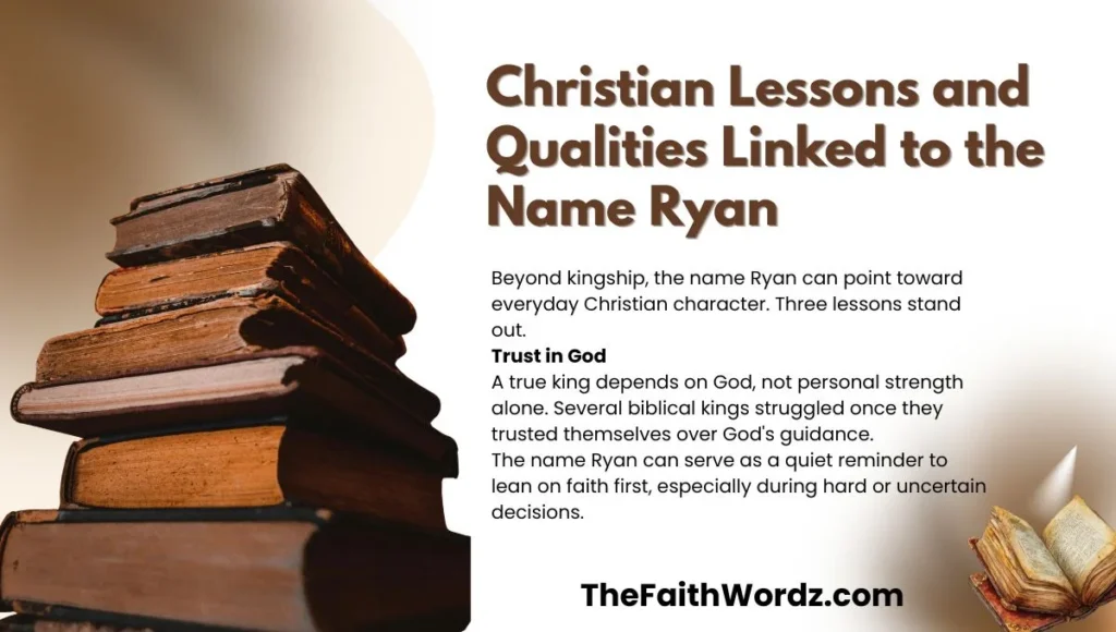 Christian Lessons and Qualities Linked to the Name Ryan
