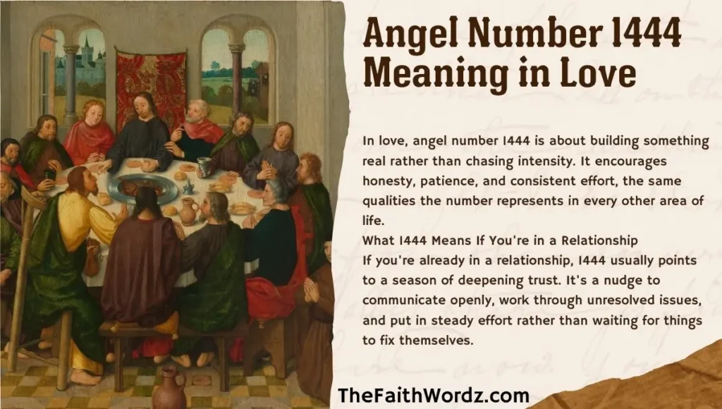 Angel Number 1444 Meaning in Love