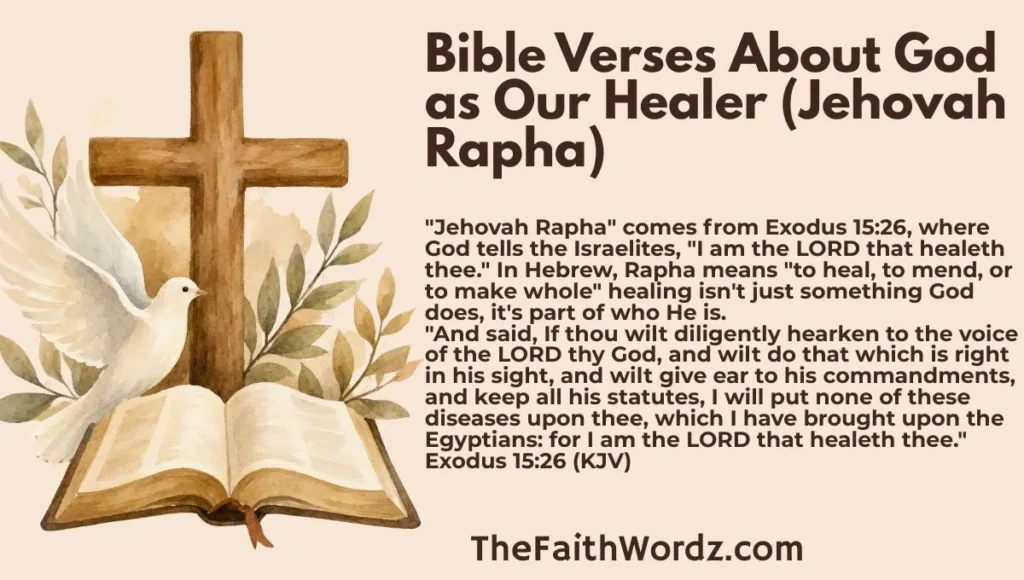 Bible Verses About God as Our Healer (Jehovah Rapha)