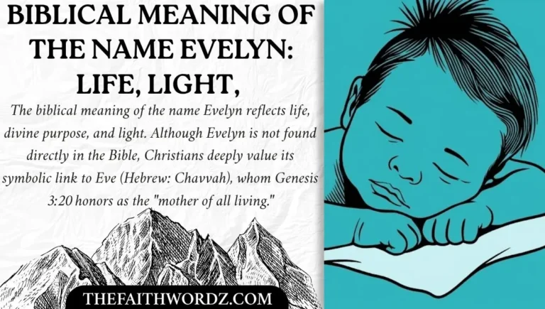Biblical Meaning of the Name Evelyn: Life, Light, and Spiritual Significance