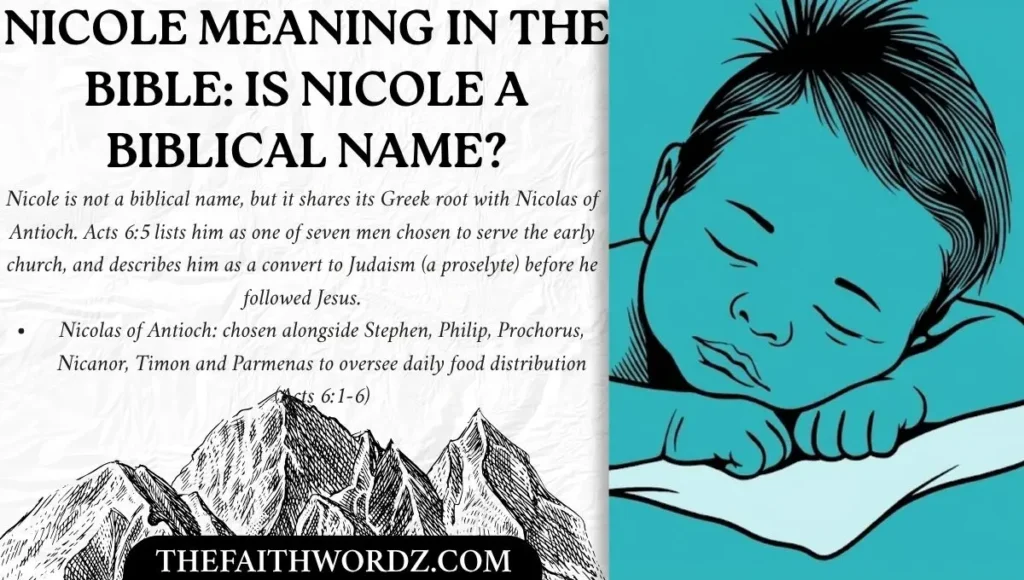 Nicole Meaning in the Bible: Is Nicole a Biblical Name?