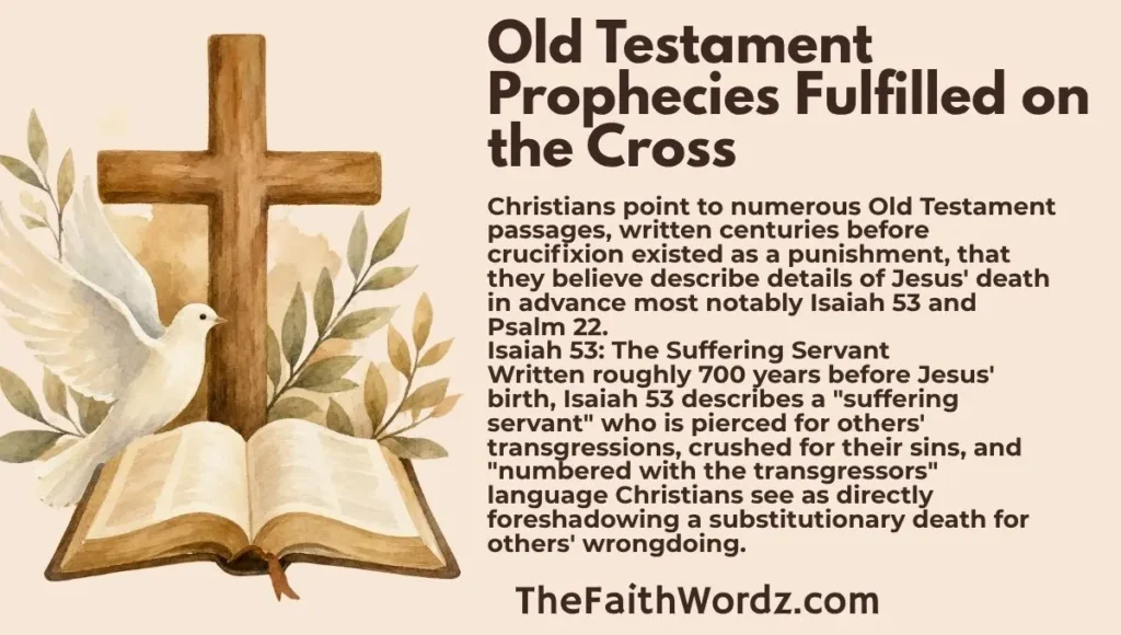 Old Testament Prophecies Fulfilled on the Cross