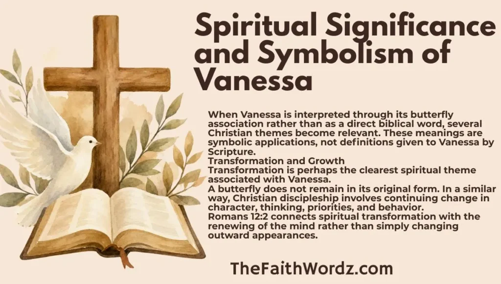 Spiritual Significance and Symbolism of Vanessa