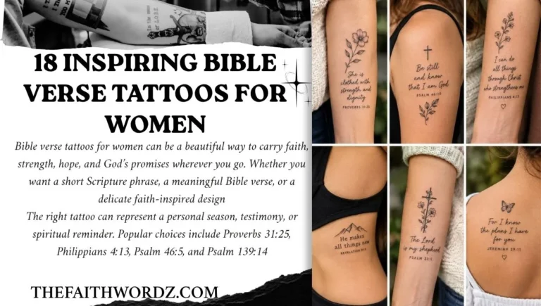 18 Inspiring Bible Verse Tattoos for Women