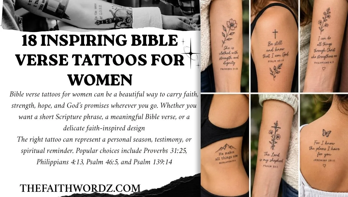 18 Inspiring Bible Verse Tattoos for Women