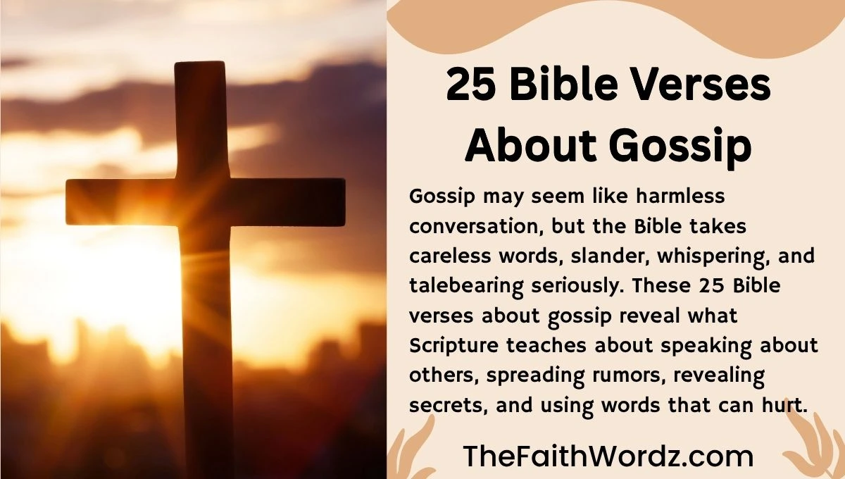 25 Bible Verses About Gossip
