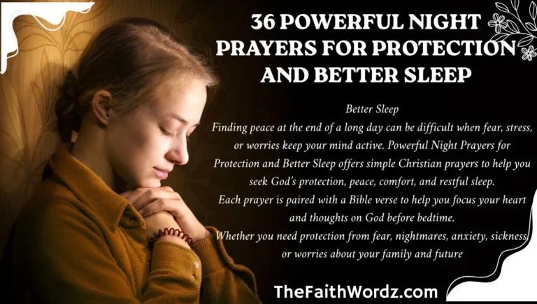 36 Powerful Night Prayers for Protection and Better Sleep