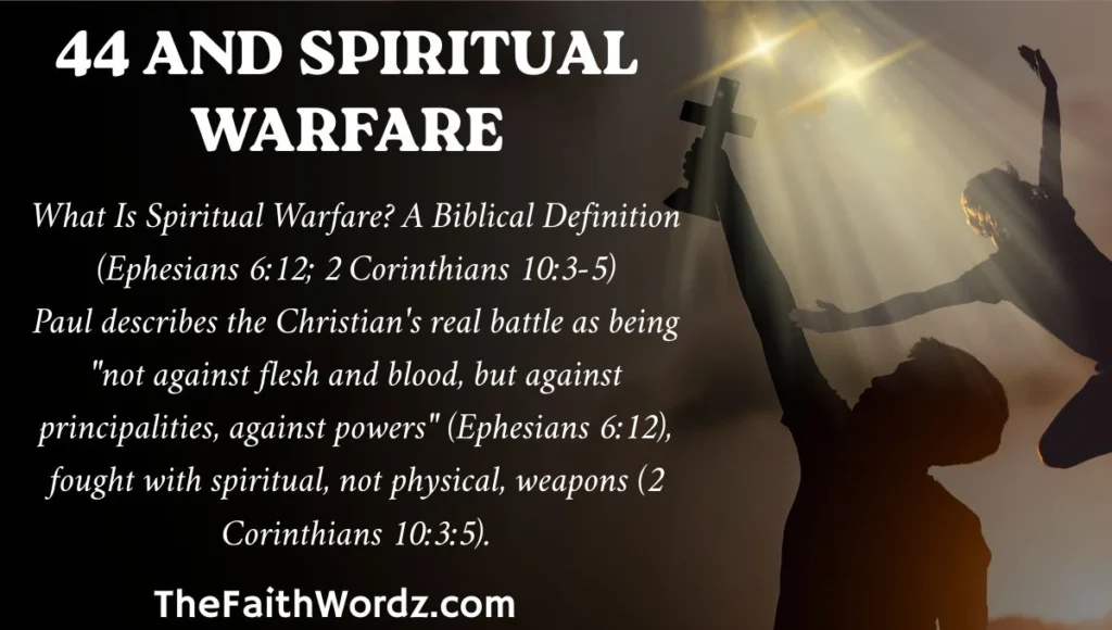 44 and Spiritual Warfare