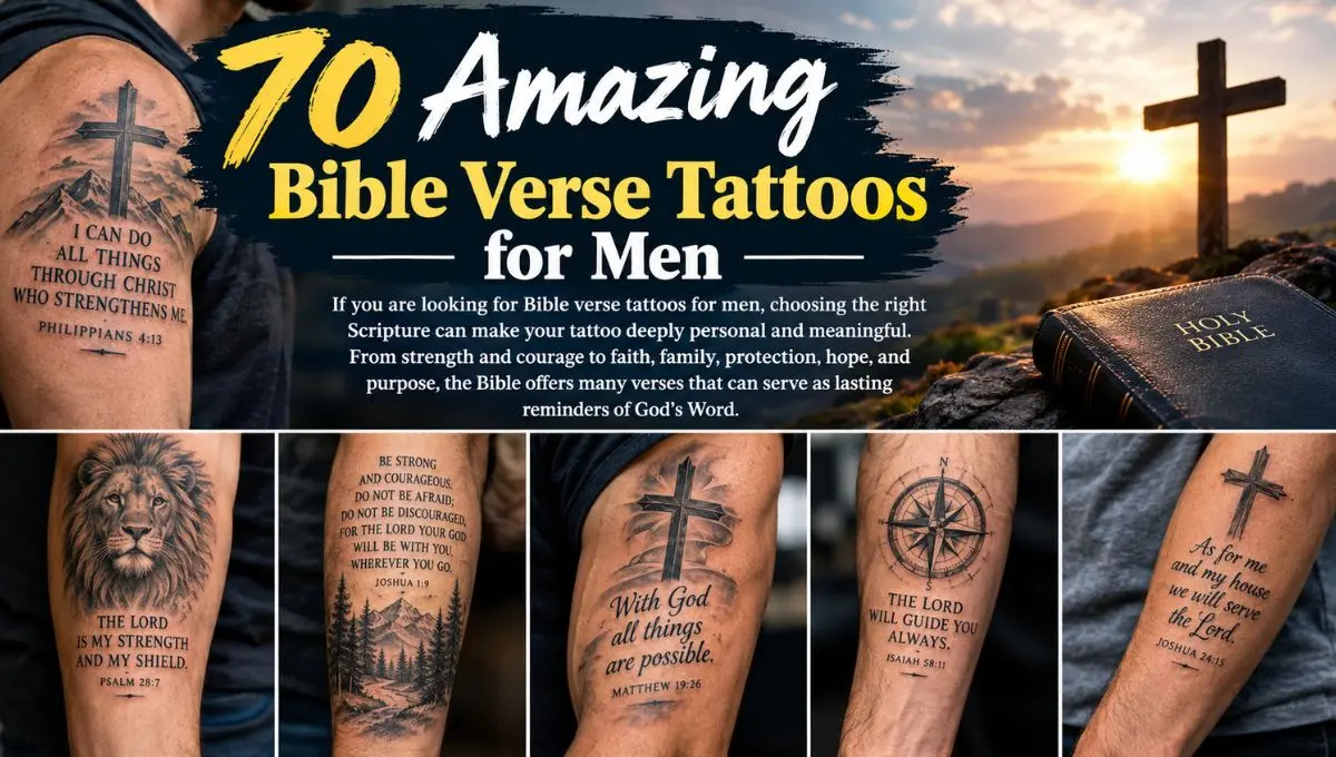 70 Amazing Bible Verse Tattoos for Men