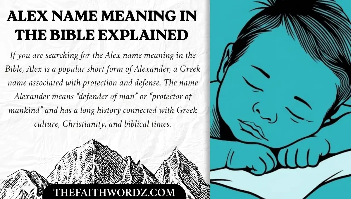 Alex Name Meaning in the Bible Explained