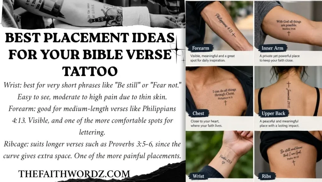 Best Placement Ideas for Your Bible Verse Tattoo