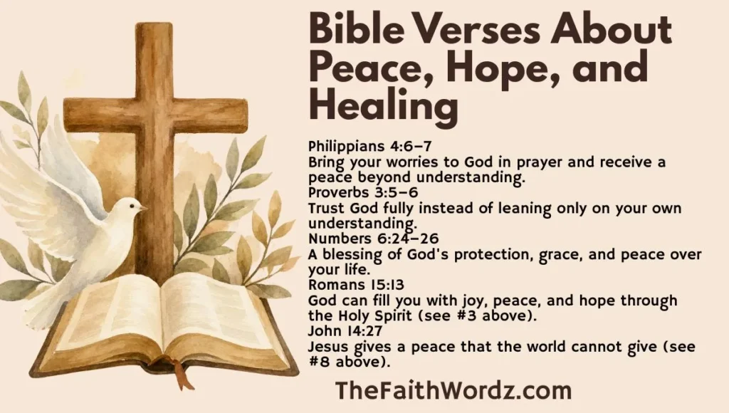 Bible Verses About Peace, Hope, and Healing