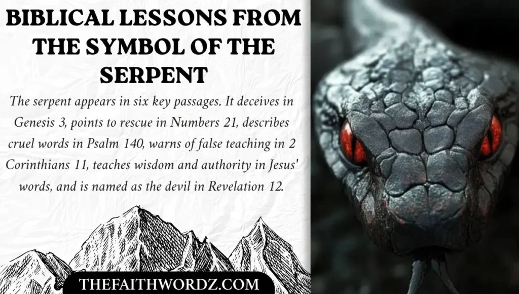 Biblical Lessons From the Symbol of the Serpent