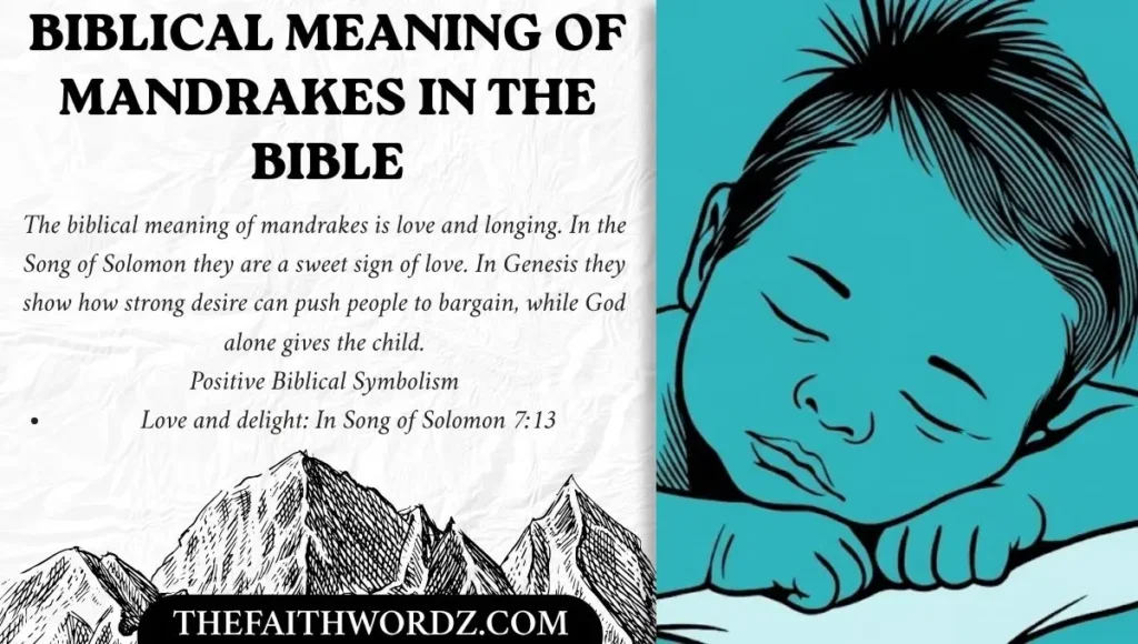 Biblical Meaning of Mandrakes in the Bible