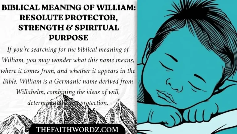 Biblical Meaning of William: Resolute Protector, Strength & Spiritual Purpose