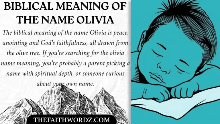 Biblical Meaning of the Name Olivia: Peace, Anointing and Divine Promise