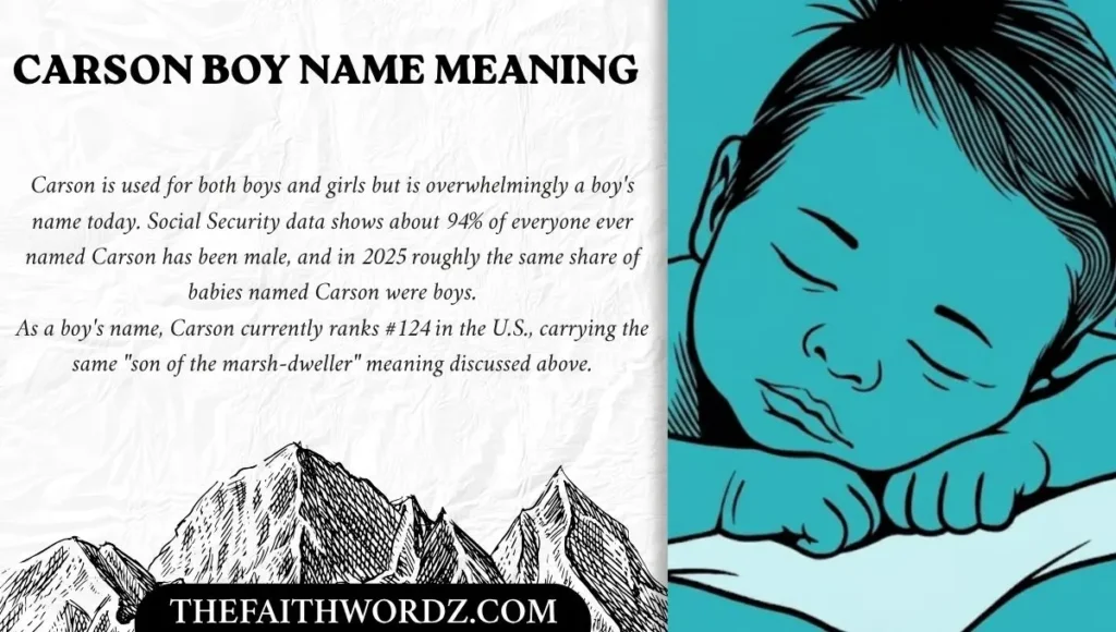 Carson Boy Name Meaning