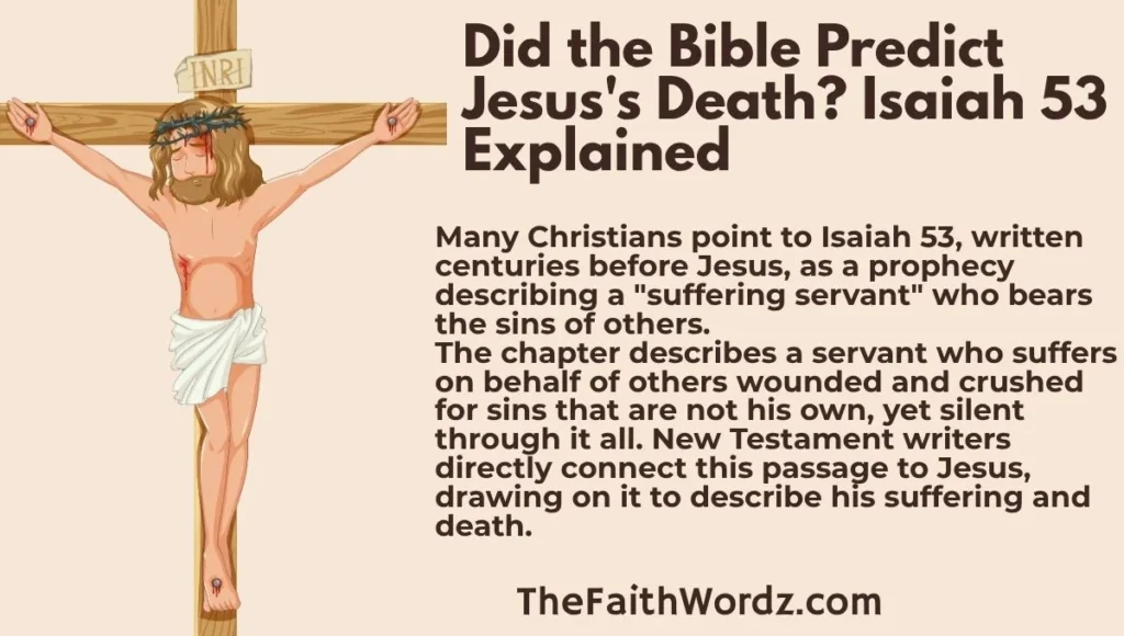 Did the Bible Predict Jesus's Death? Isaiah 53 Explained