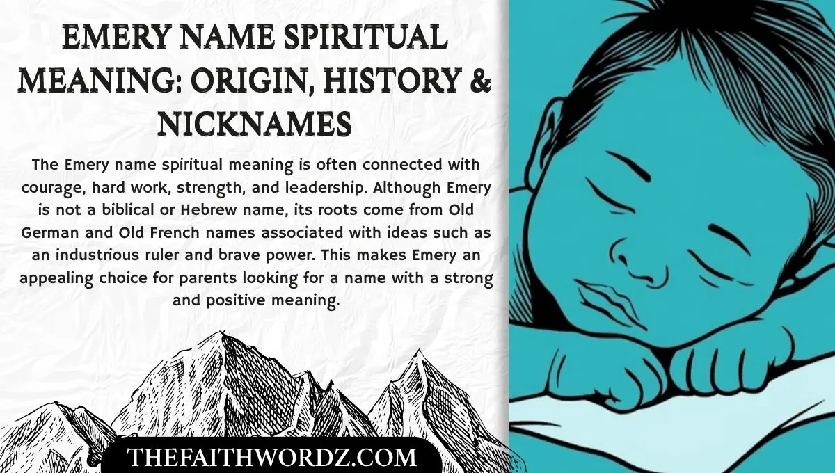Emery Name Spiritual Meaning: Origin, History & Nicknames