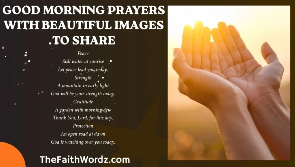 Good Morning Prayers With Beautiful Images to Share