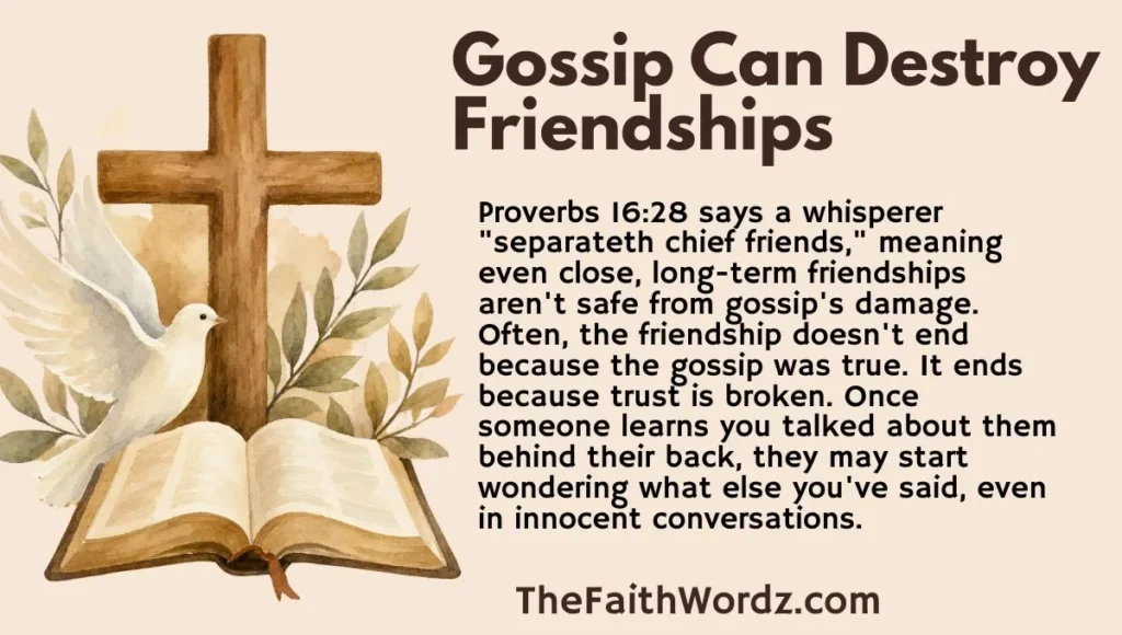 Gossip Can Destroy Friendships