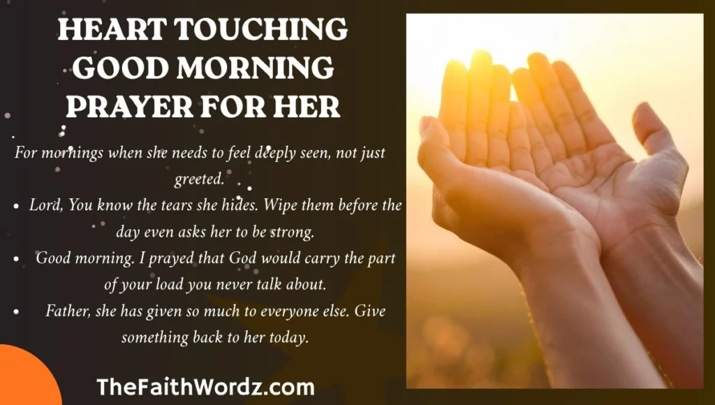Heart Touching Good Morning Prayer For Her