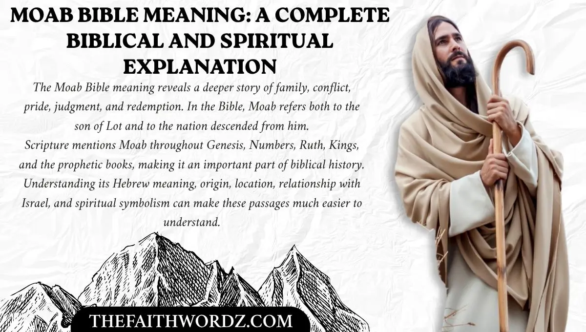 Moab Bible Meaning: A Complete Biblical and Spiritual Explanation