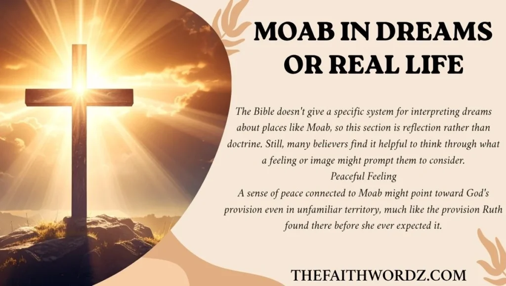 Moab in Dreams or Real Life