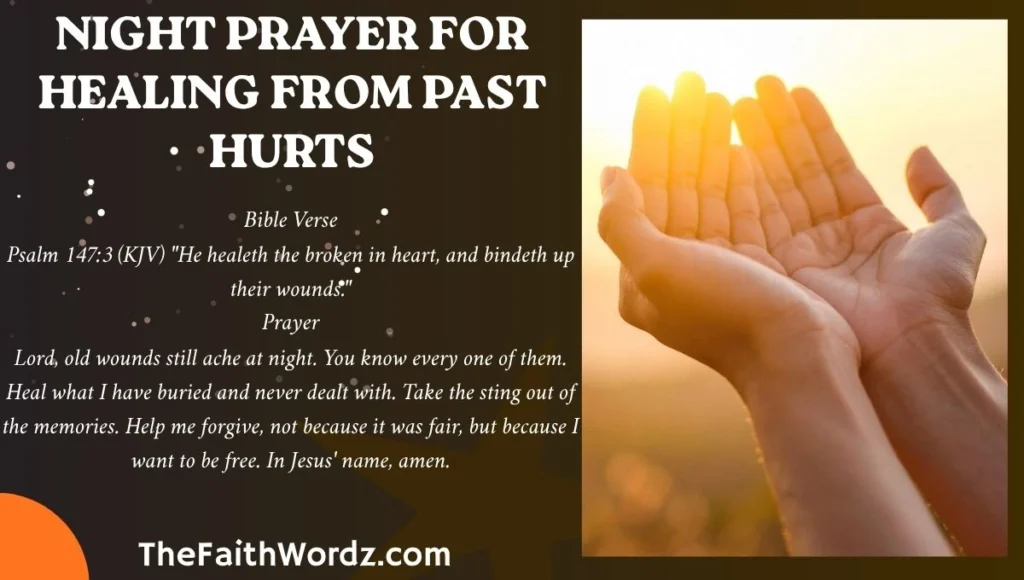 Night Prayer for Healing from Past Hurts
