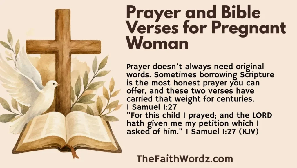 Prayer and Bible Verses for Pregnant Woman
