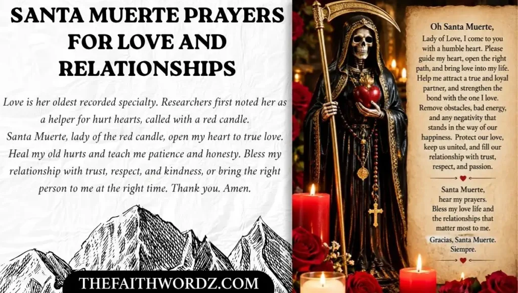 Santa Muerte Prayers for Love and Relationships
