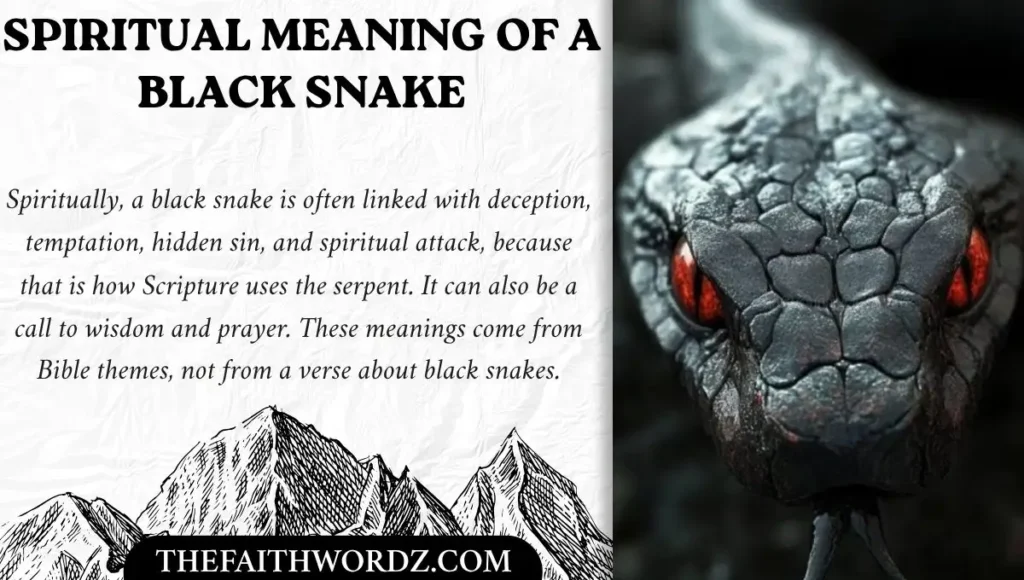 Spiritual Meaning of a Black Snake