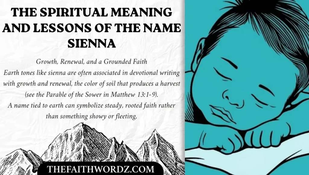 The Spiritual Meaning and Lessons of the Name Sienna