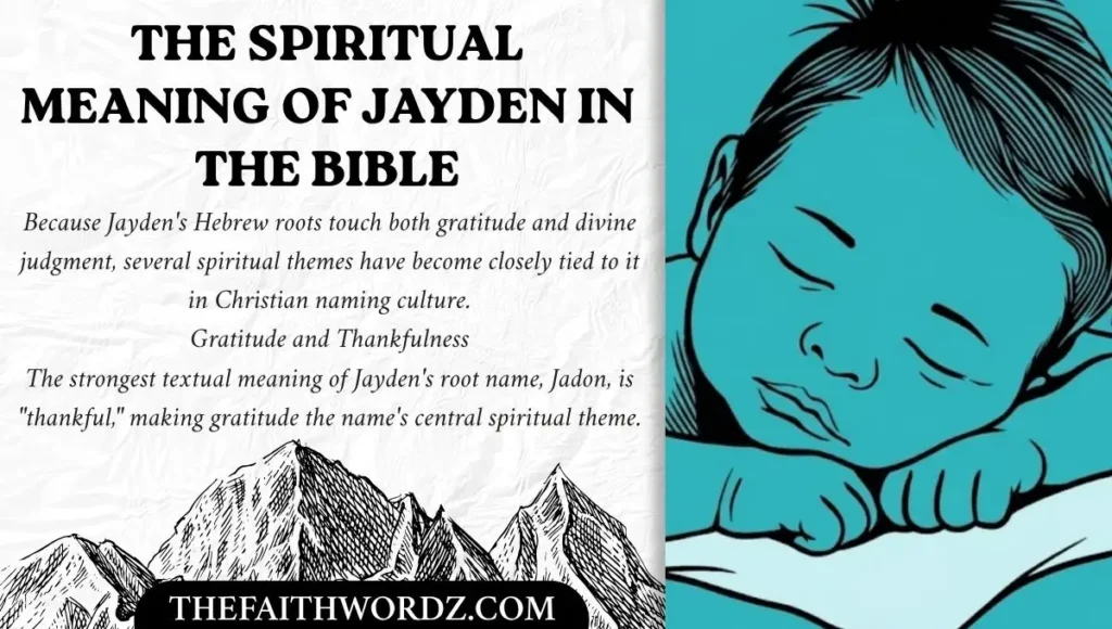 The Spiritual Meaning of Jayden in the Bible