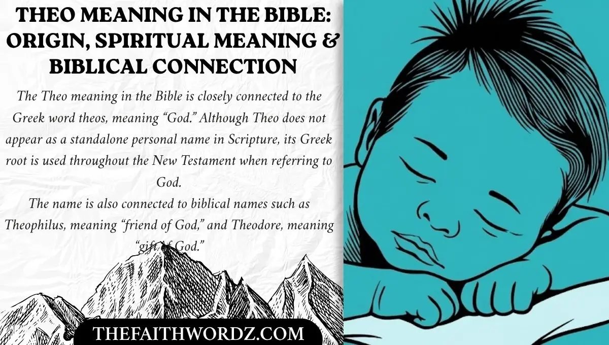 Theo Meaning in the Bible: Origin, Spiritual Meaning & Biblical Connection