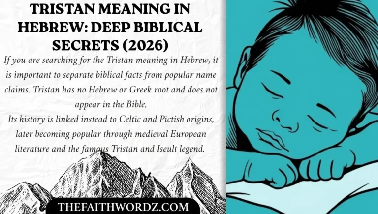 Tristan Meaning in Hebrew: Deep Biblical Secrets (2026)