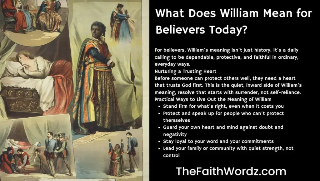 What Does William Mean for Believers Today?