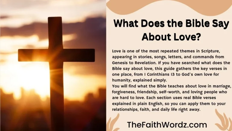 What Does the Bible Say About Love?