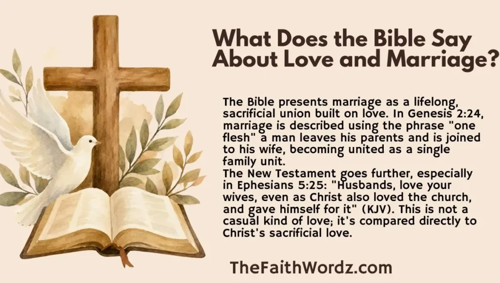 What Does the Bible Say About Love and Marriage?