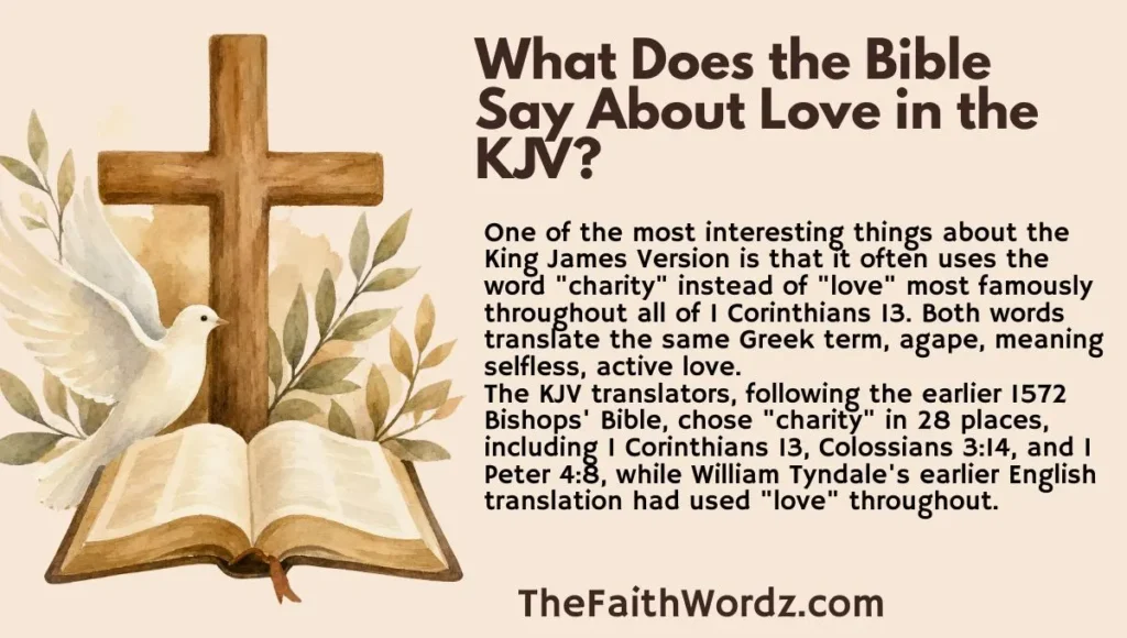 What Does the Bible Say About Love in the KJV?