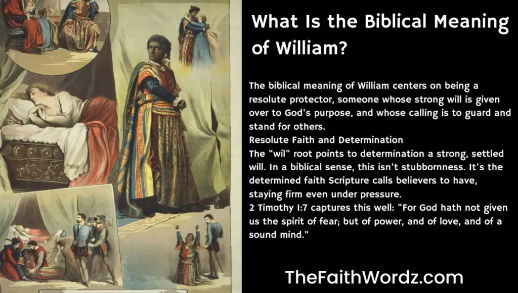 What Is the Biblical Meaning of William?