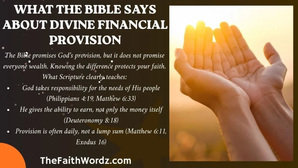 What the Bible Says About Divine Financial Provision
