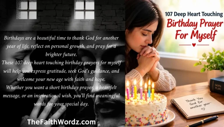 107 Deep Heart Touching Birthday Prayer For Myself