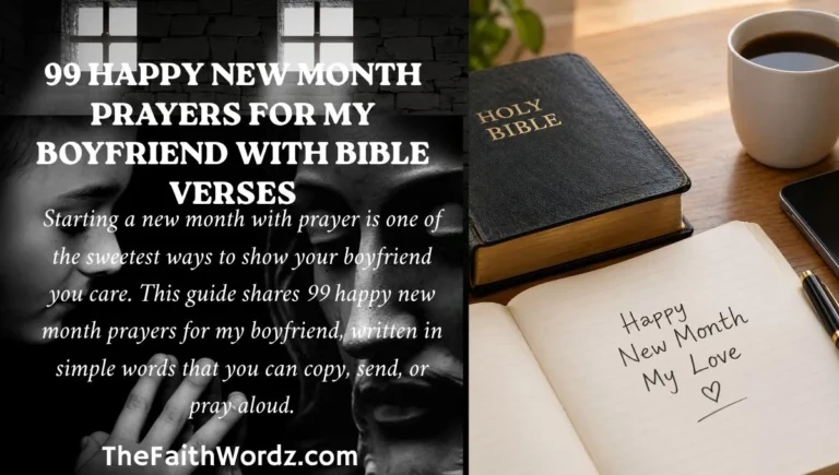 99 Happy New Month Prayers for My Boyfriend with Bible Verses